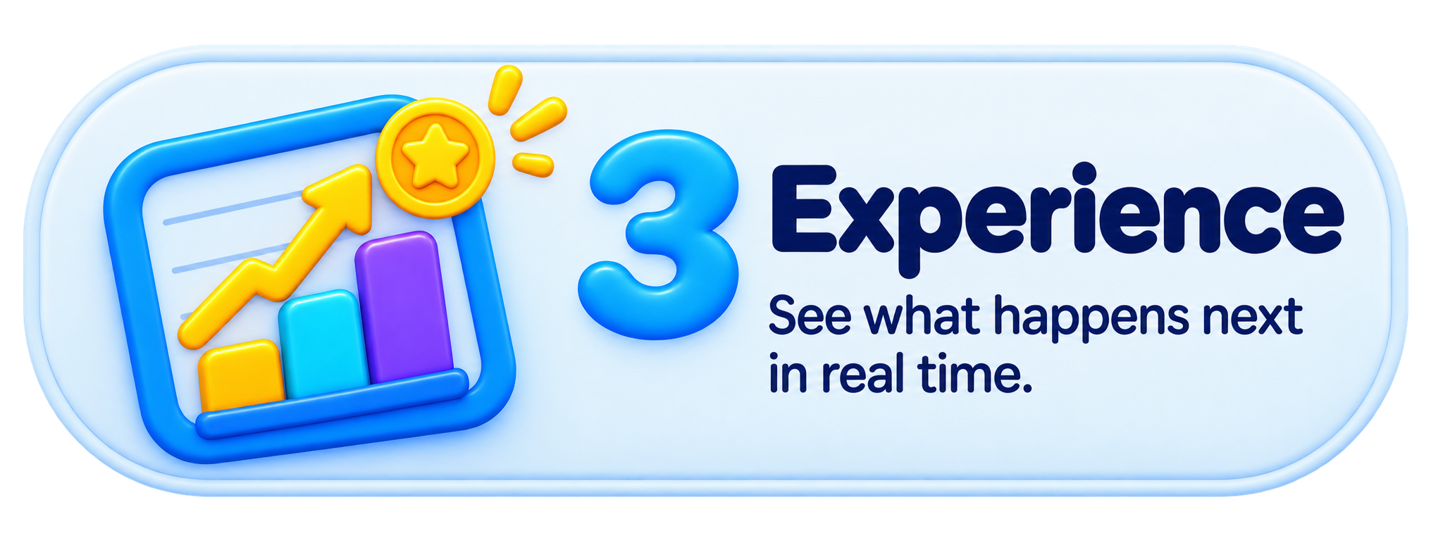 3 Experience - see what happens next