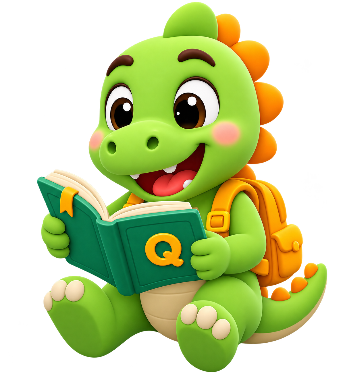 Wise Minds mascot reading