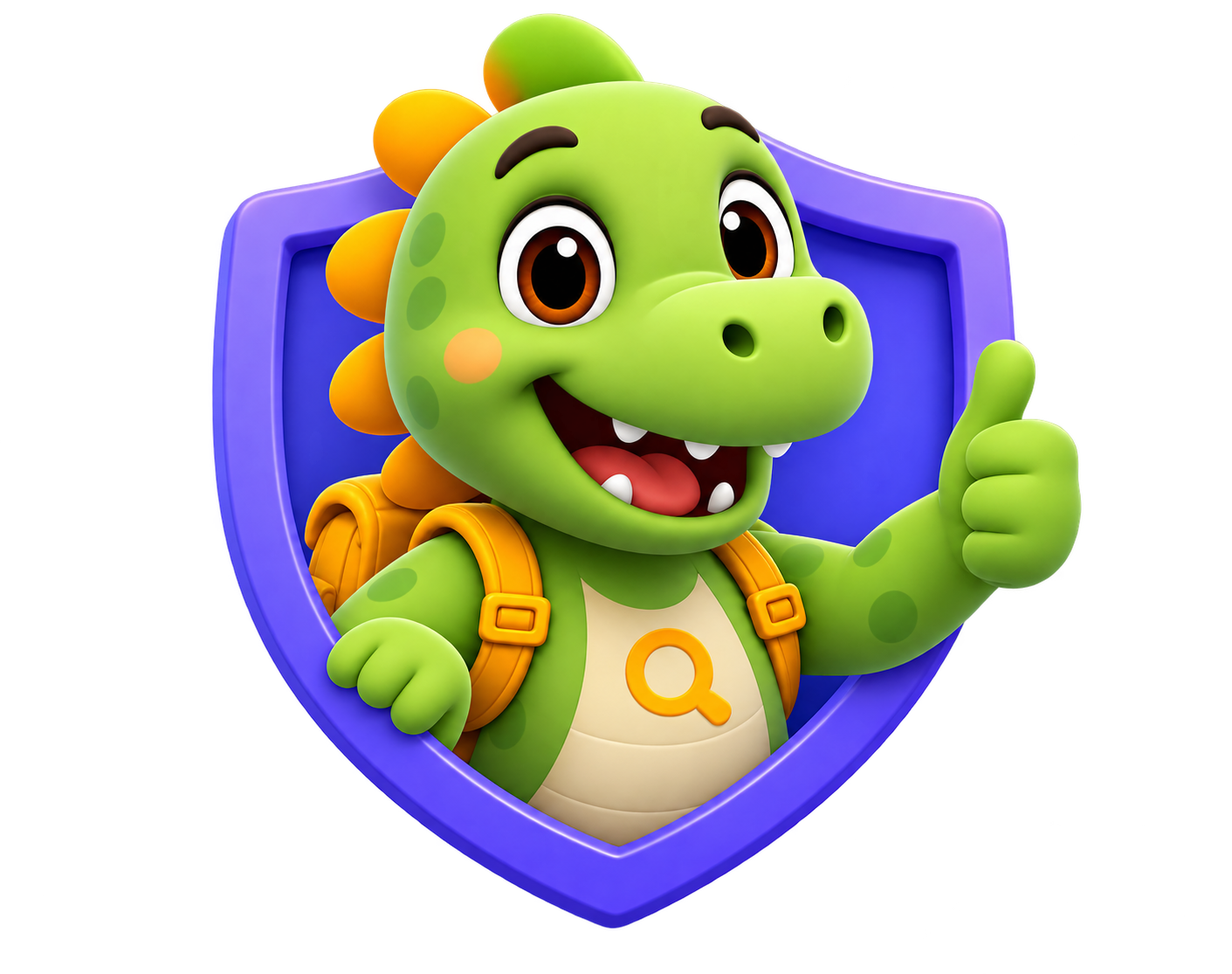 Wise Minds mascot inside a shield badge